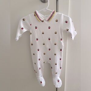 Jacadi Paris baby boy onesie and pajama bundle 0-3m